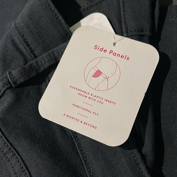 Isabel maternity by Ingrid & Isabel skinny pants expandable side panels size 10 - Picture 6 of 6